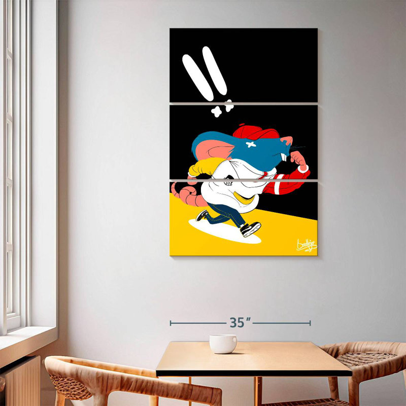Ashelle Ricky Rat, 65" H x 42" W
