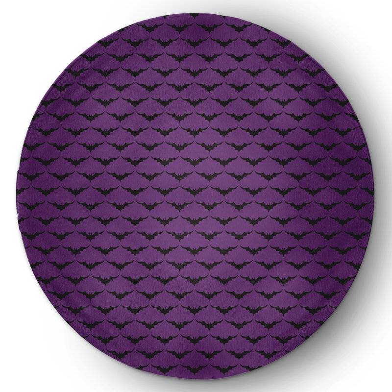 Dejhana Chenille Indoor Rug, Round 5'