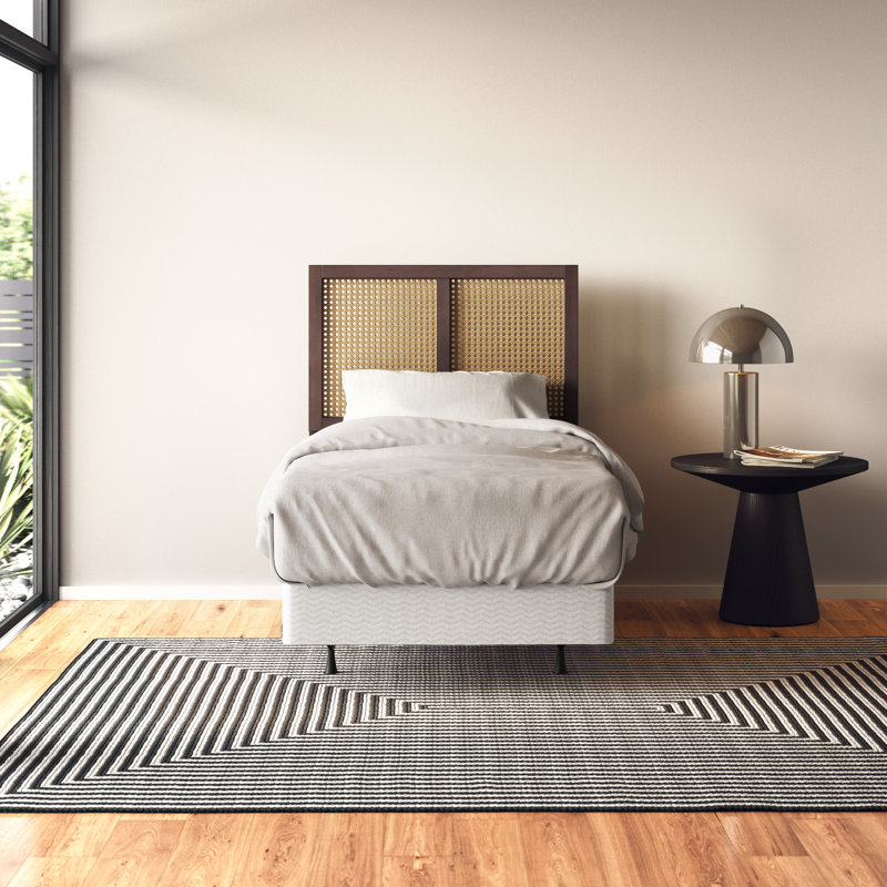 Grand lit plateforme Marcell, Espresso, Simple