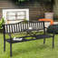 Banc de jardin en métal Patio
