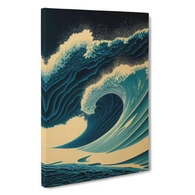 Powerful Ocean Wave - Wall Art