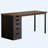 Computer Desk with 5 Drawers-1618757735