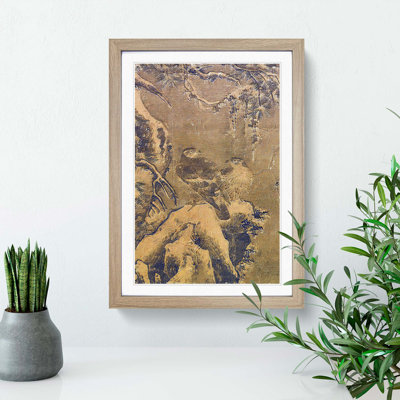 Hawks in the Snow by Lu Ji - Picture Frame Painting Print