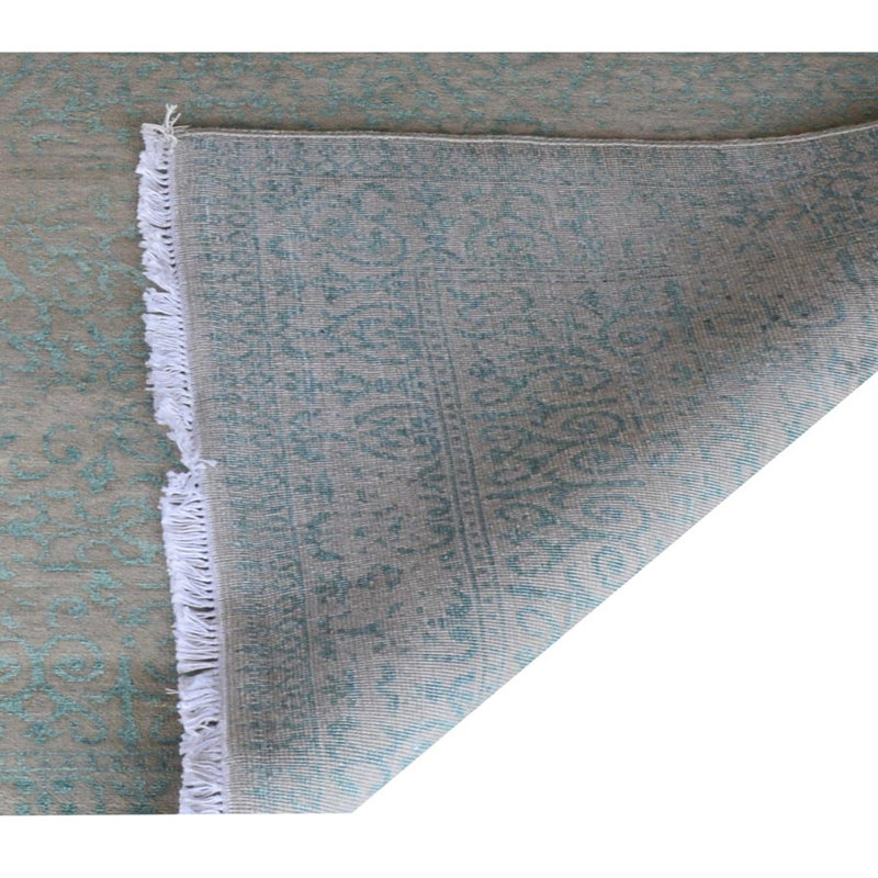 Tapis d'intérieur oriental en laine multicolore noué à la main
