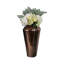 Vase sculptural en métal sculpté pour salon-712236725
