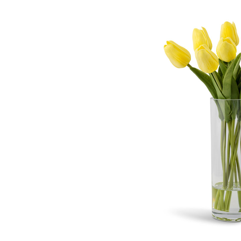 Arrangement de tulipes Emeline RealTouch, Citrine