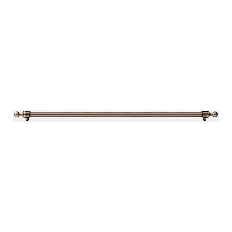 ILVE Nostalgie II Series Upper Handrail, Burnished, 3" H x 30" W x 3" D