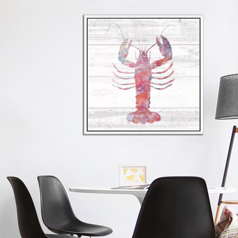 Ocean Life II by Sarah Adams - Gallery-Wrapped Canvas Giclée on Canvas, 93.98 cm H x 93.98 cm W, White Framed