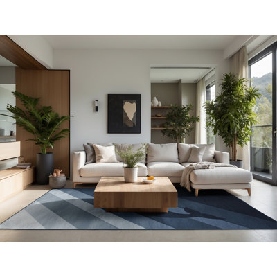 Tapis gris moelleux doux et moelleux en baleine Abson