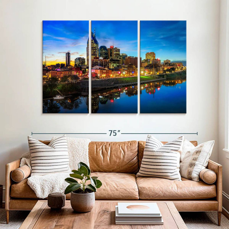 Paysage urbain Sirci Nashville, H 42 po x l 65 po