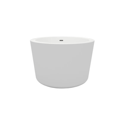 41.14'' x 41.14'' Freestanding Soaking Acrylic Bathtub