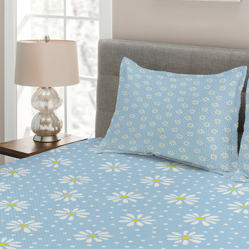 Farmhouse / Country Polyester Dots Coverlet