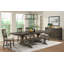 Costel 68" Wide Backless Bench, Brushed Charcoal