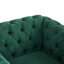Fauteuil club pivotant rembourré Danyiel Chesterfield