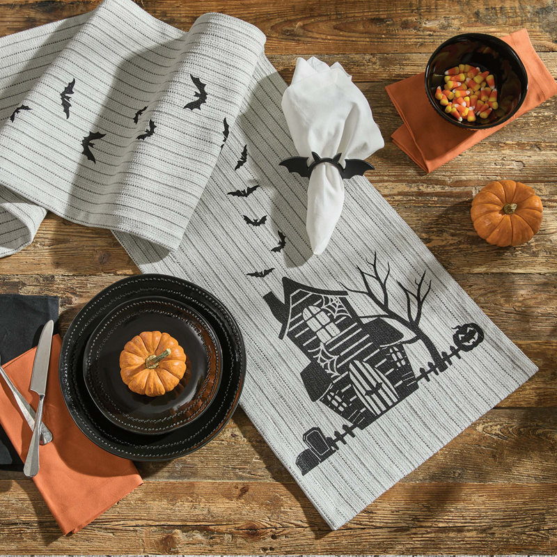  Haunted House Table Runner 15" X 72"
