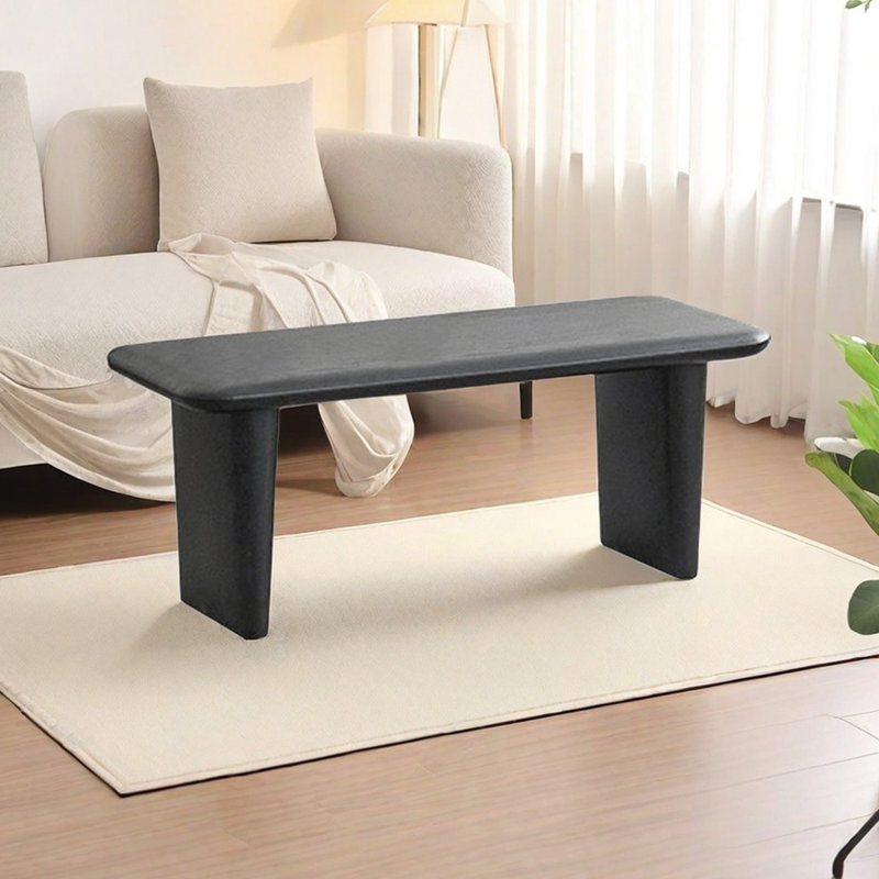 Oak Coffee Table with Versatile Design, 13.97" H x 35.43" L x 13.77" W