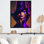 «Femelle Criminel Mastermind I», impression sur toile