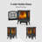 Cythina 24 ” Freestanding Electric Fireplace Stove Heater with Remote Control & Smart APP