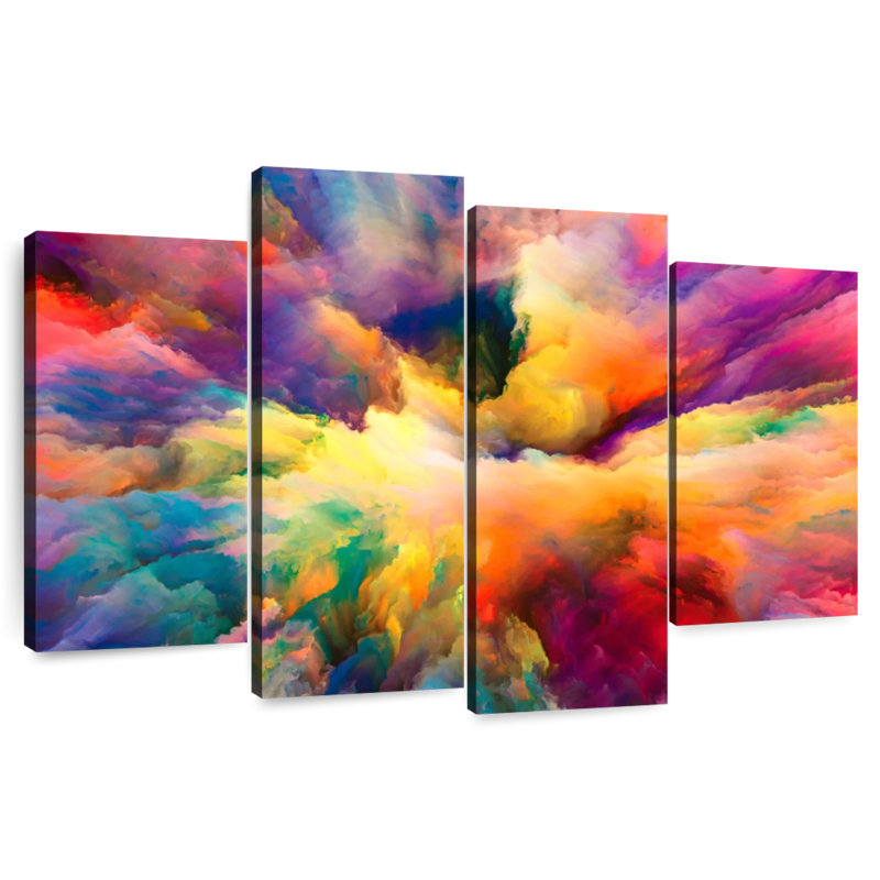 Nuage de couleur abstraite Avery