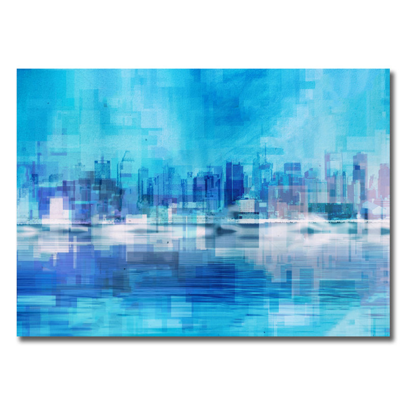 The City Print, Acrylic, 40" H X 60" W x 1.5" D