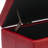 Demingo 41" Upholstered Contemporary Rectangular Storage Ottoman with Safety Hinge, Red-1305292113