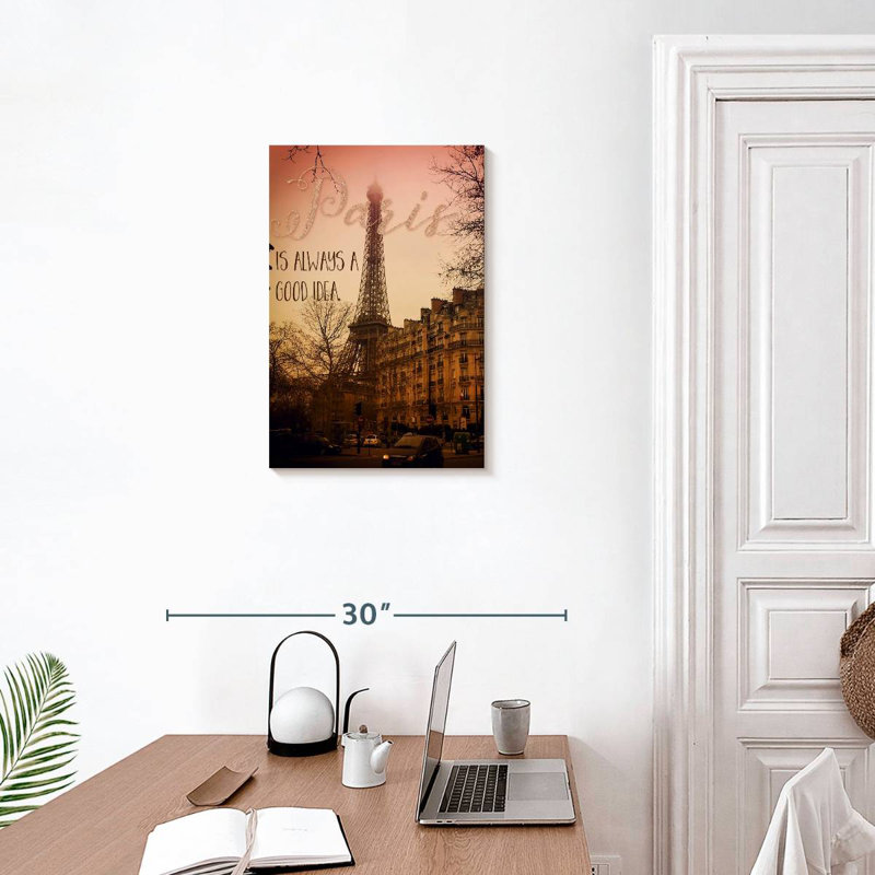 Tergel Paris Is Always A Good Idea, H 24 po x l 16 po