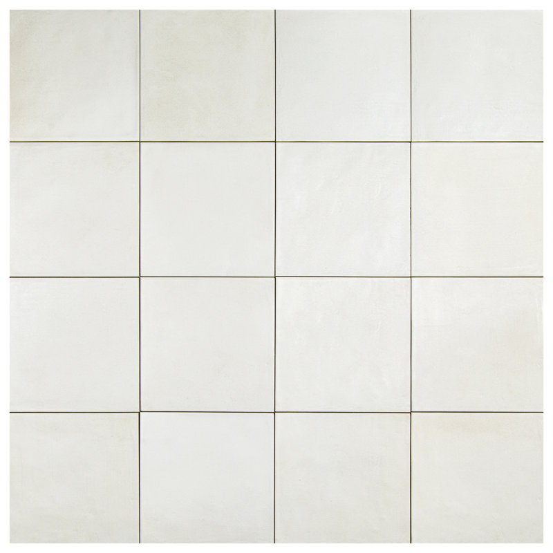 Subway Tile 6" x 6" Porcelain Wall & Floor Tile, White
