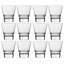 Fortessa Basics Elixir Everyday Stackable Quality Super Clear Glassware Kitchen And Barware Great For: Mixed Drinks/Cocktails, Water, Juice, Iced Tea, Soft Drinks., Double Old Fashioned/Rocks, 12 Ounce-1615565846