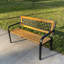 Banc d'extérieur en bois Cillian