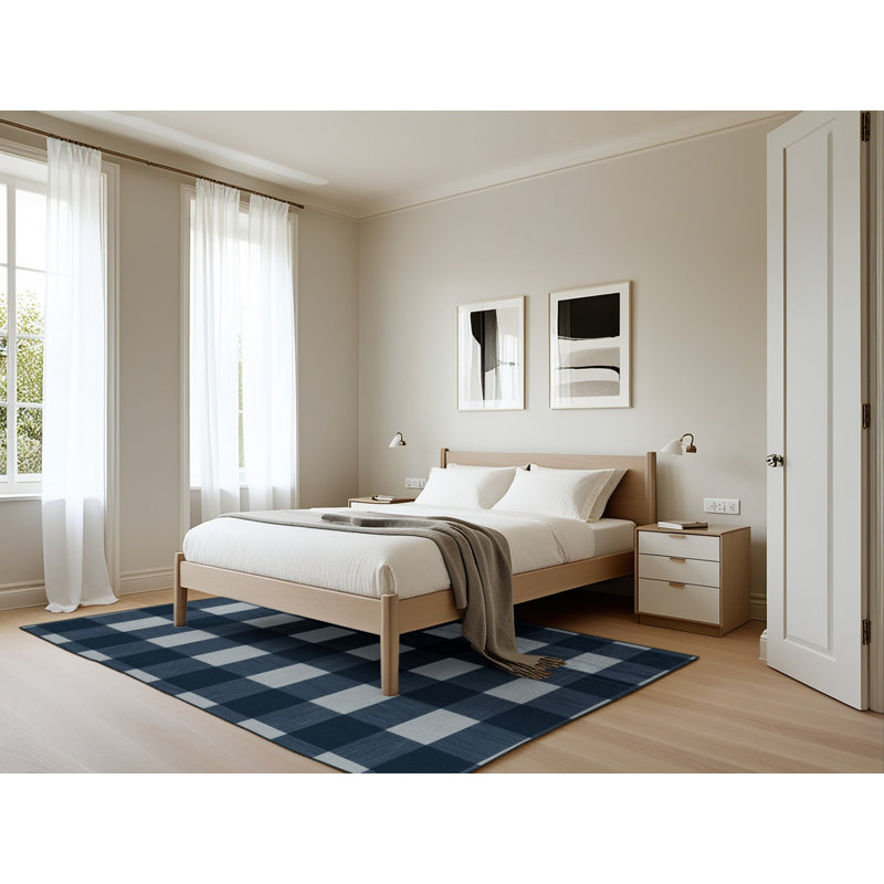 Tapis botanique lavable à la machine, Rectangle 5 pi x 7 pi
