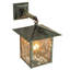 Seneca Lotus Leaf And Dragonfly 1 - Light Outdoor Wall Lantern