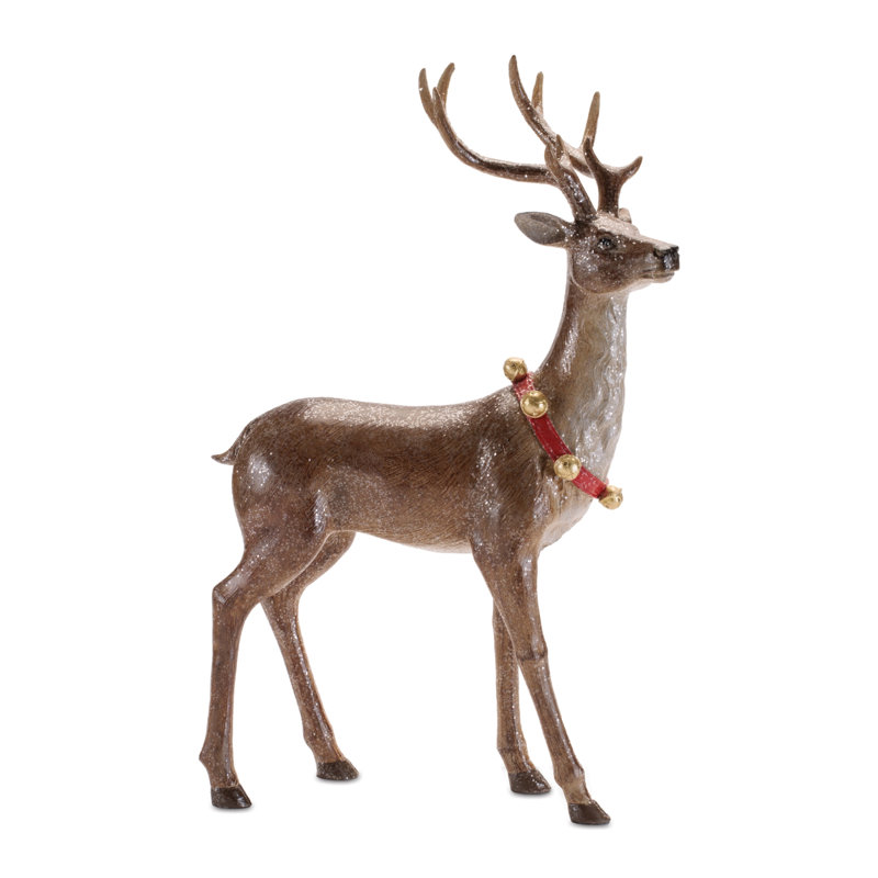 Figurine de cerf scintillant (ensemble de 2)