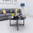 35.5'' Round Whole Black Coffee Table