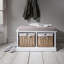 Hudson Oaks Entryway Bench with Baskets-139382177-115186081