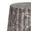 Table d'appoint d'extérieur sculptée Cleme, brun-1648883064