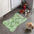 Green Reflection - 1 Piece Bone Shape Feeding Mat