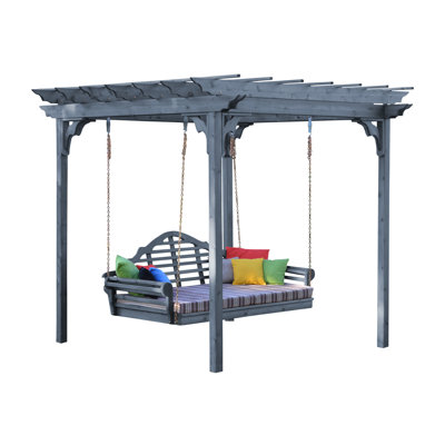 Pergola en bois massif