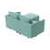 L Shaped Modular Reversible Sofa with Chaise Small Sectional
