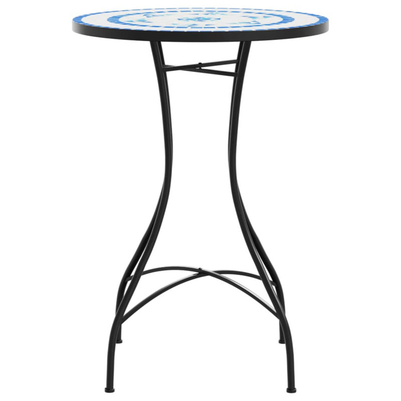 Brozak Bistro Table, 29.9" H x 23.6" W x 27.6" D, Blue