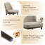 Chaise rembourrée en bois massif-1636088333