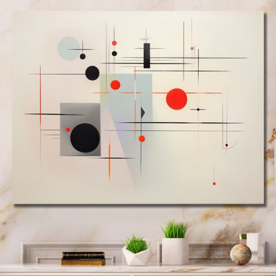 " Beige Suprematism Harmonious Balance II "