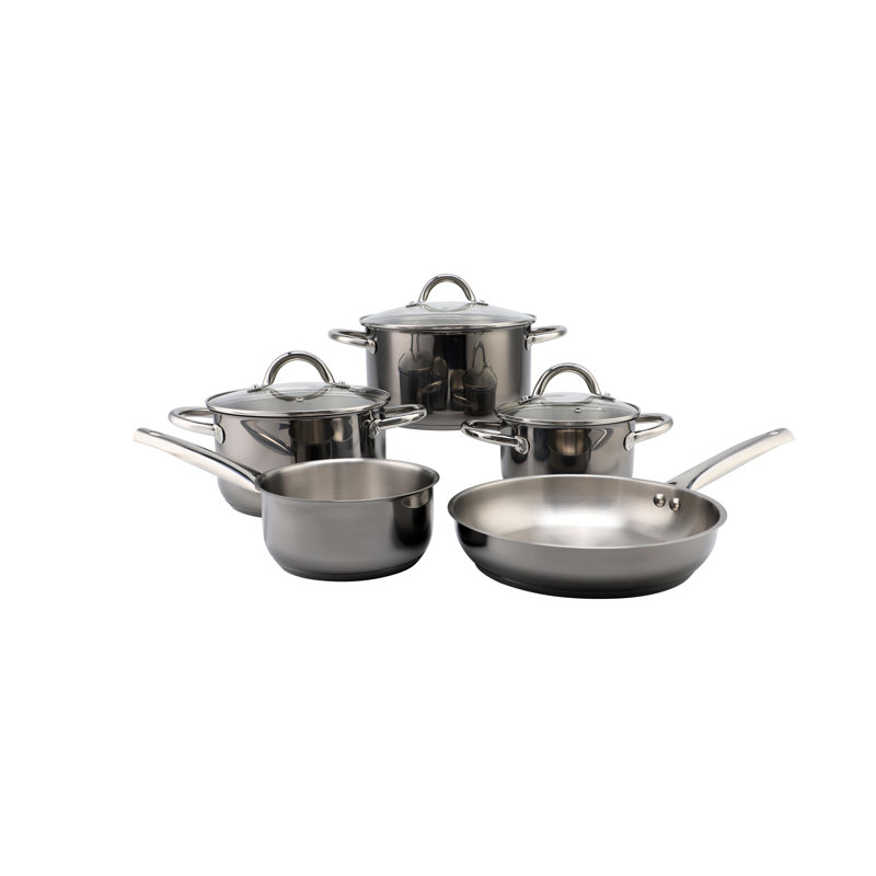 Echtwerk Pot Set with Lid, Black