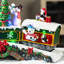 Train de Noël en forme de père Noël 20 po avec mouvement et minuterie