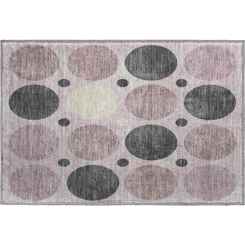 Premium Machine Washable Mayfield AMF1949 Geometric Rug, Rectangle 1'8" x 2'6"