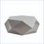 Table basse en acier inoxydable avec motif en losange hexagonal-599309730
