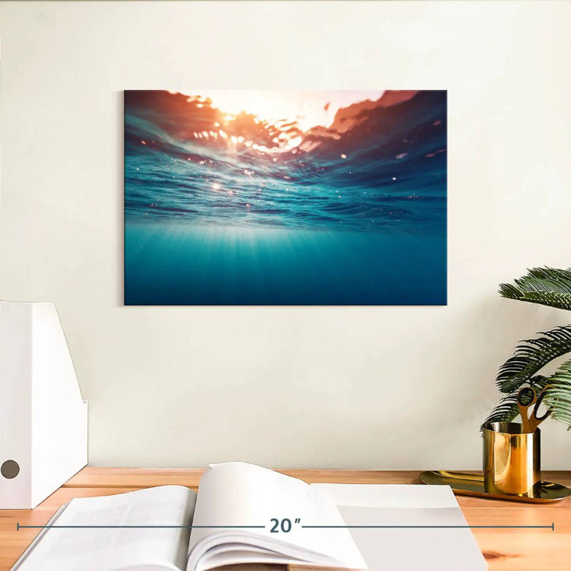 Gillard Ocean Wave Sunrays, 8" H x 12" W