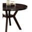 Conception de table de salle à manger avec qualité - plateau de table, tablette de pied du milieu pratique, espace de rangement stable en bois d'hévéa, support
