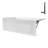 Streamline 60 in. x 32 in. Acrylic Left-Hand Drain Alcove Bathtub in Glossy White With External Drain-108366731