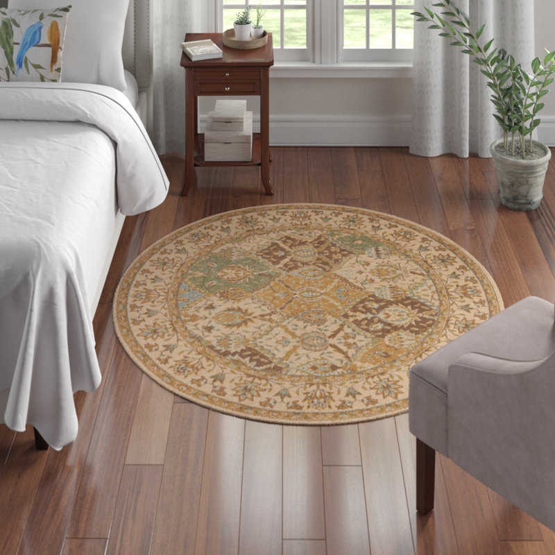 Baranof Oriental Indoor Rug, Round 7'10"