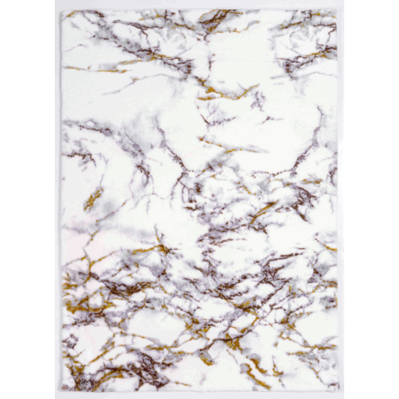 Abstract Marble Design Area Rug